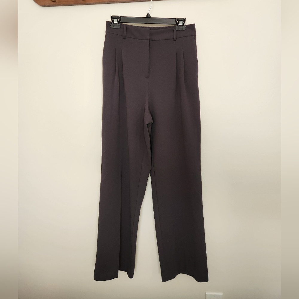 Carolina Belle Charcoal Women's Wide Leg Trousers